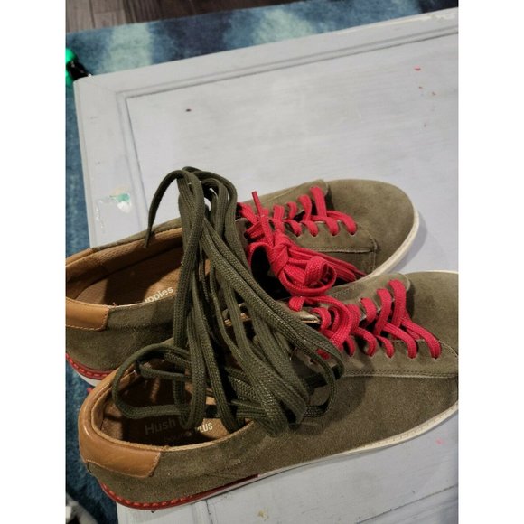 Hush puppies mens shoes Olive Suede no box size 10 - Picture 4 of 6
